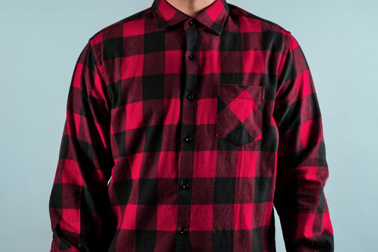 Red plaid shirt